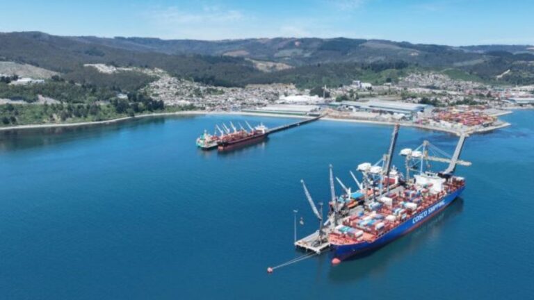 Puerto de Lirquén anunció multimillonario fondo para reconstrucción: “Jamás lo hubiésemos imaginado”