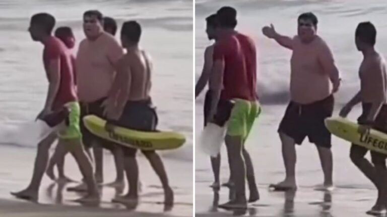 Vuelco en pelea viral de Cartagena: Hombre dice que rescató al niño porque salvavidas “no estaba en turno”