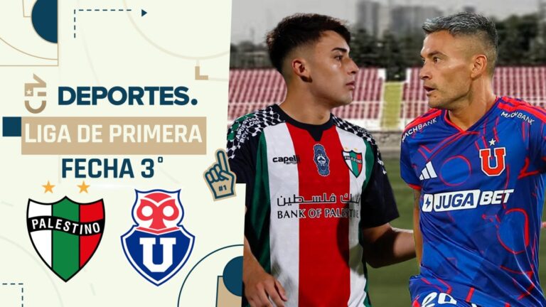 Palestino vs U. de Chile: Dónde ver EN VIVO y ONLINE partido por la Liga de Primera
