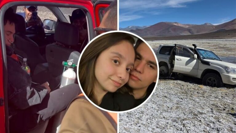 Así fue el rescate de pareja extraviada tras visitar salar en Atacama: Su camioneta estaba enterrada