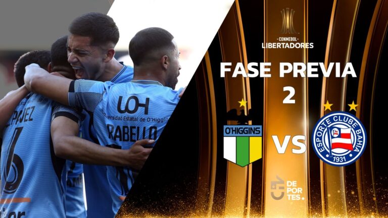 O'Higgins vs Bahía EN VIVO: Dónde verlo ONLINE y GRATIS partido por Copa Libertadores