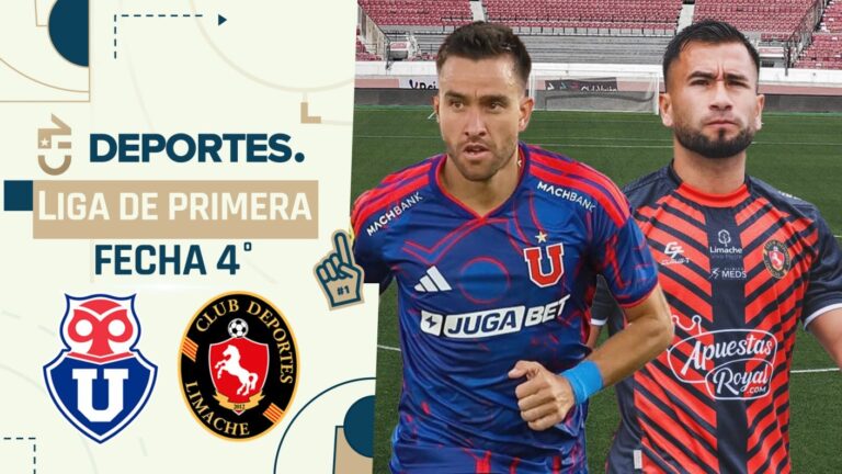 U. de Chile vs Deportes Limache: Dónde ver EN VIVO y ONLINE partido por Liga de Primera