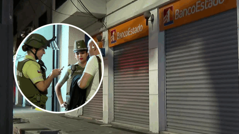 Destrozaron instalaciones y se dieron a la fuga: Robo frustrado a Banco Estado deja millonarios daños