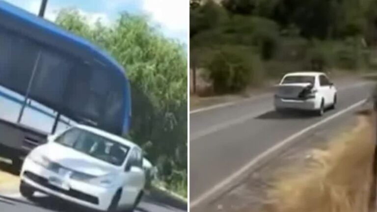 Impactantes imágenes: Conductor no respetó cruce ferroviario y fue impactado por un tren en la región del Maule