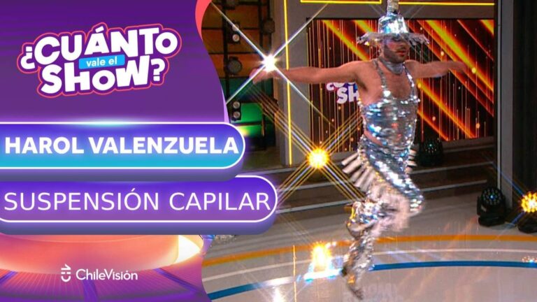 ¡Como una estrella en el cielo! Este brillante participante combinó canto con suspensión capilar