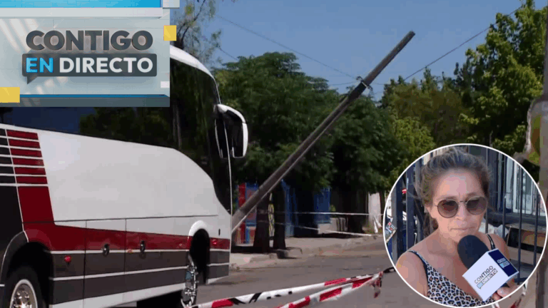 Poste lleva casi una semana colgando en San Ramón: Fue sostenido por cables tras ser impactado por auto