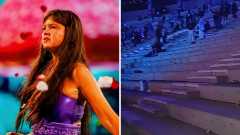 Polémicas en la segunda jornada de Viña 2026: Bomba Estéreo cerró su show con la galería casi vacía