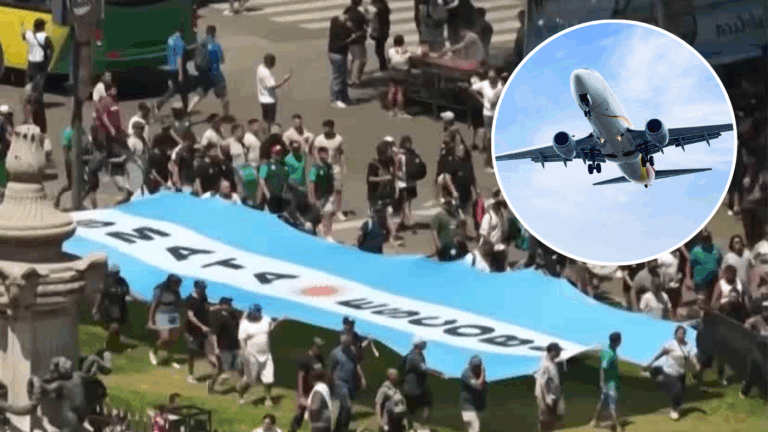 Paro nacional obliga a cancelar vuelos a Argentina y aerolíneas deben reprogramar viajes