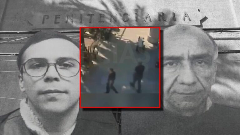 EXCLUSIVO | Video muestra el momento exacto en que reos disfrazados de gendarmes salen de la ex Penitenciaría