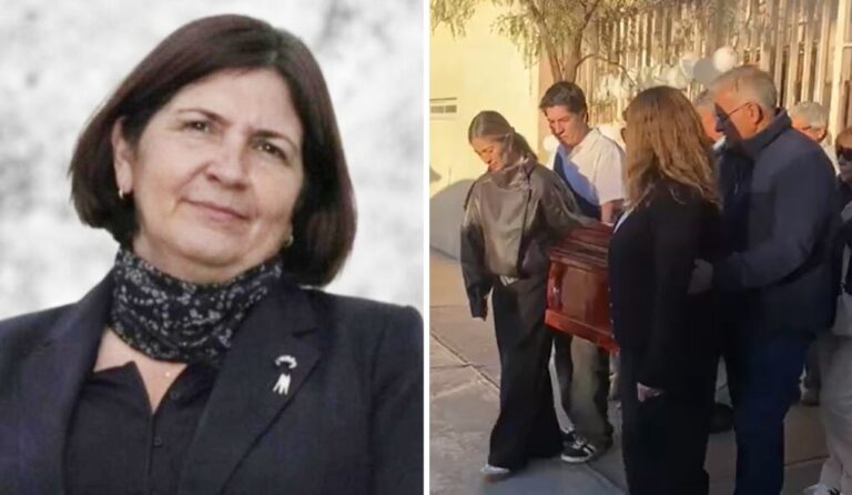 VIDEO | Hija cargó el féretro: El último adiós a inspectora asesinada por alumno en Calama