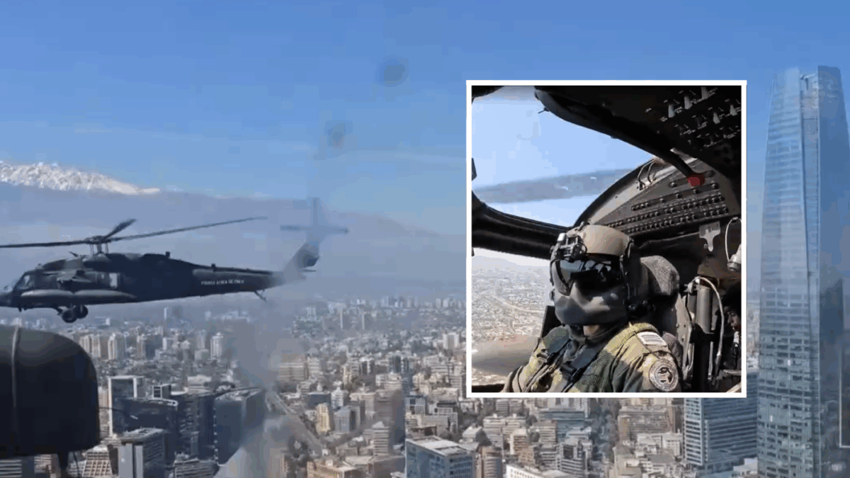VIDEO | Volamos en un Black Hawk: Así fue el desfile aéreo por los 96 años de la FACh
