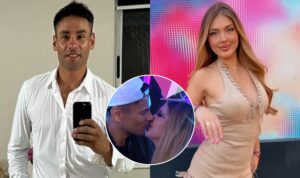 Con piquito incluido: El coqueto momento que protagonizaron Claudio Valdivia y Disley Ramos