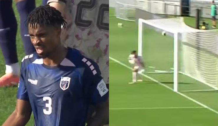 Mano, roja y palo: La confusa jugada que terminó con un jugador de Cabo Verde expulsado ante Chile