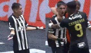 El fuerte descargo de Iván Román tras anotar su primer gol con el Atlético Mineiro: 