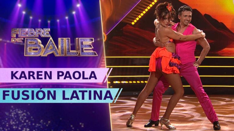 ¡Una bomba de energía! Karen Paola se dejó los pies en la pista con un eléctrico son cubano