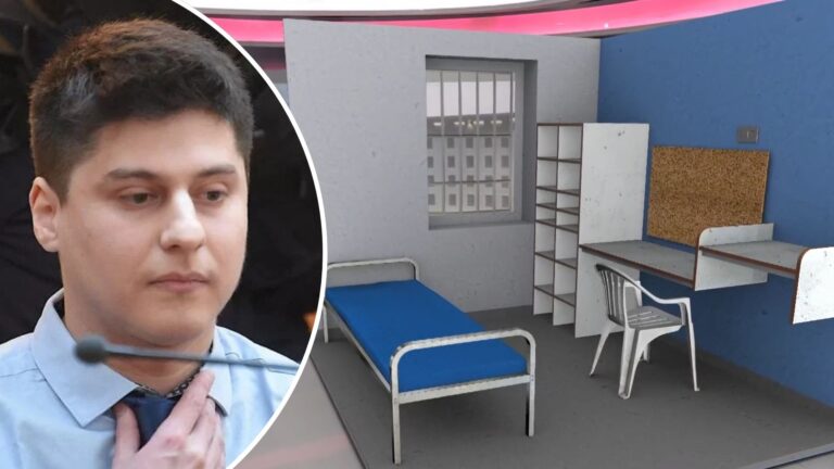 Tiene 90 cm de ancho: Así es la celda donde estará recluido Nicolás Zepeda en Francia