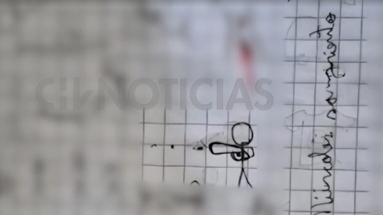 Exclusivo | Los dibujos que dejó atacante de Calama en cuaderno con planificación de 4 meses