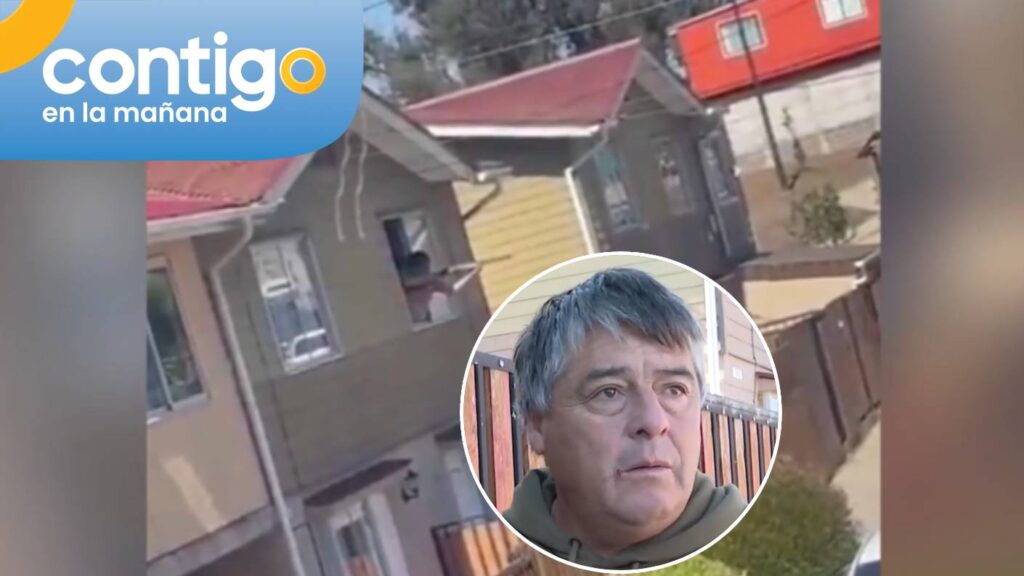 Sujeto es grabado disparando con escopeta a vecino en San Antonio: Padre del acusado “explicó” su actuar