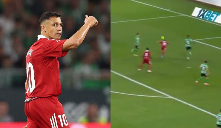 Alexis Sánchez se lució en el Sevilla: El espectacular golazo que anotó en empate ante Real Betis