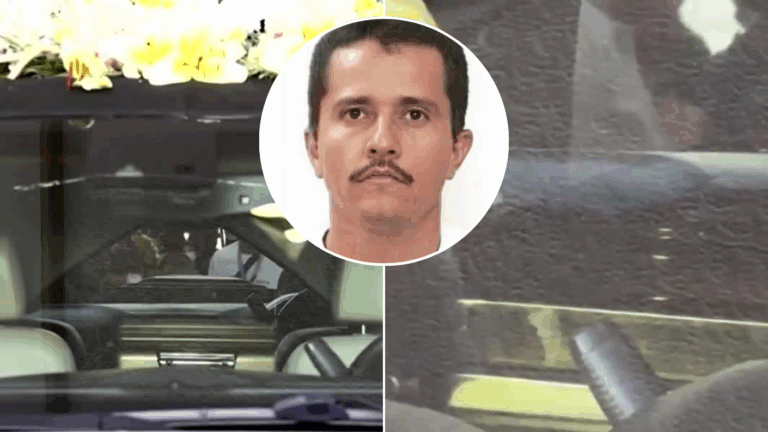 Sepultan en ataúd de oro a El Mencho, líder narco del Cártel Jalisco Nueva Generación de México