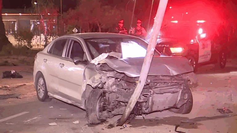 VIDEO | Captan en cámara la huida y choque de conductor que manejaba ebrio en Peñalolén