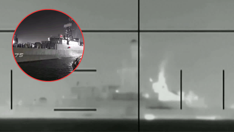 VIDEO | Revelan momento exacto en que submarino de EEUU hunde buque de guerra de Irán