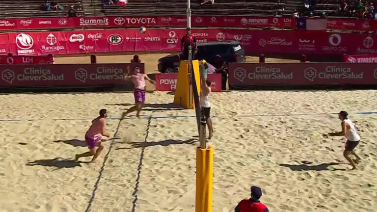 Con fuerza y sutileza: La jugada que descolocó a los primos Grimalt en el Voley Playa