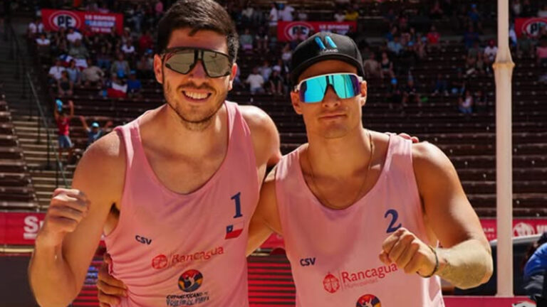 Lucharán por el oro: Aravena y Zavala derrotan a los primos Grimalt en el Sudamericano de Voley Playa