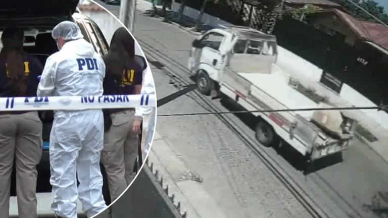 VIDEO | Revelan registro del camión que botó el cadáver frente a casa de alcaldesa de Quinta Normal