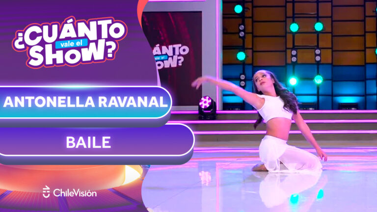 Bailarina de Chillán cautivó con una delicada puesta en escena en el repechaje de ¿Cuánto Vale el Show?