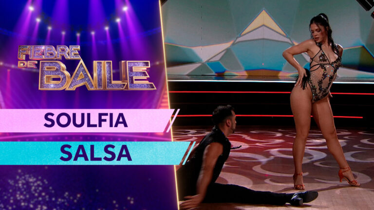 ¡Pura sensualidad! Soulfia deslumbró en el escenario con una apasionada salsa en Fiebre de Baile