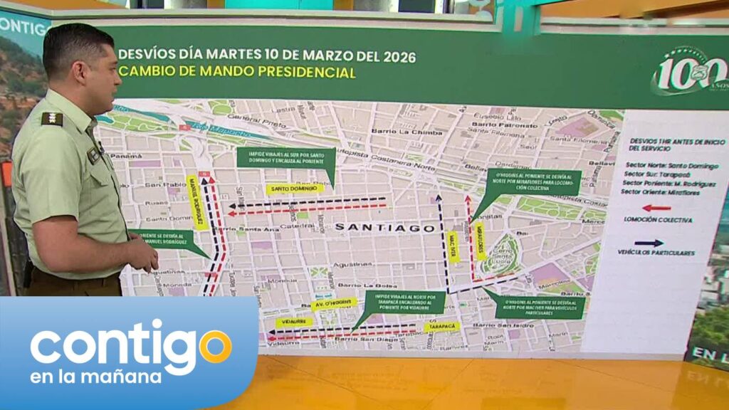 Tres días de cortes de tránsito por cambio de mando presidencial: Estas son las comunas involucradas