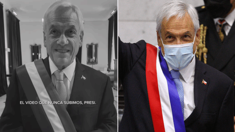 Revelan video inédito que grabó Sebastián Piñera en La Moneda en cambio de mando de 2022