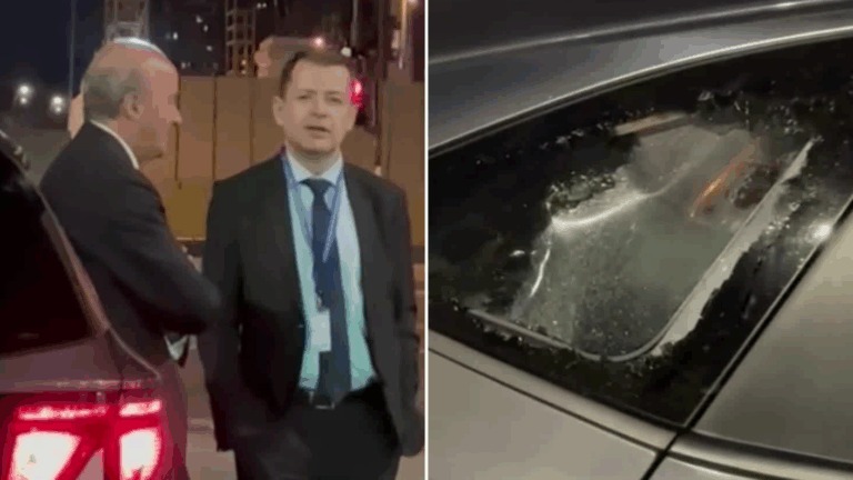 VIDEO | Atacaron vehículo de nuevo subsecretario de Relaciones Exteriores tras cambio de mando