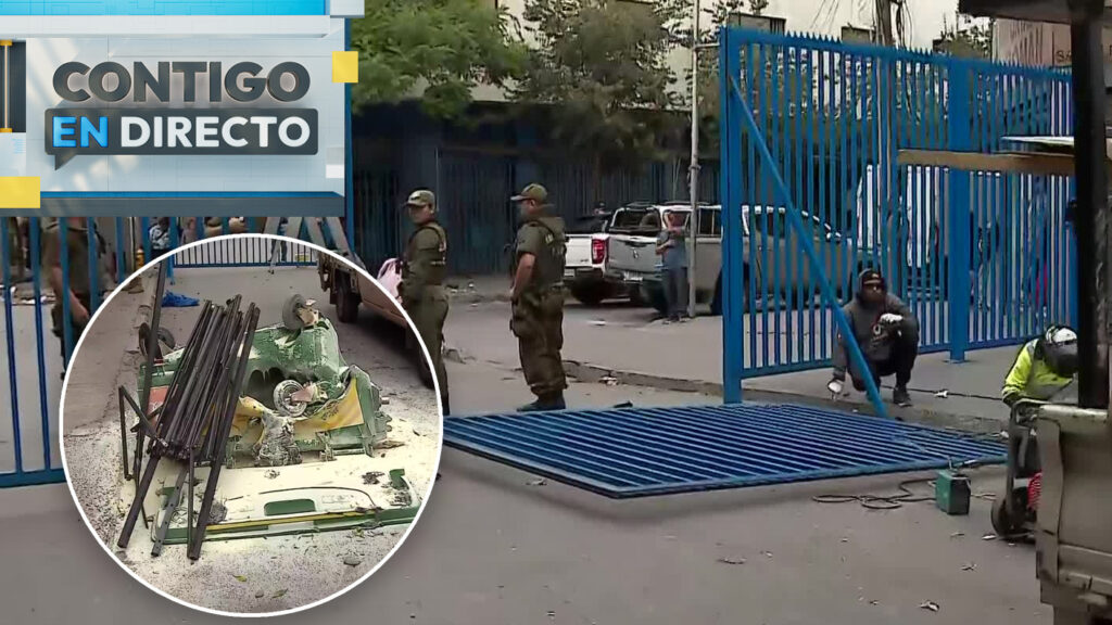 Trabajo contrarreloj: Inician reparación de reja que fue derribada por vendedores ambulantes en Meiggs