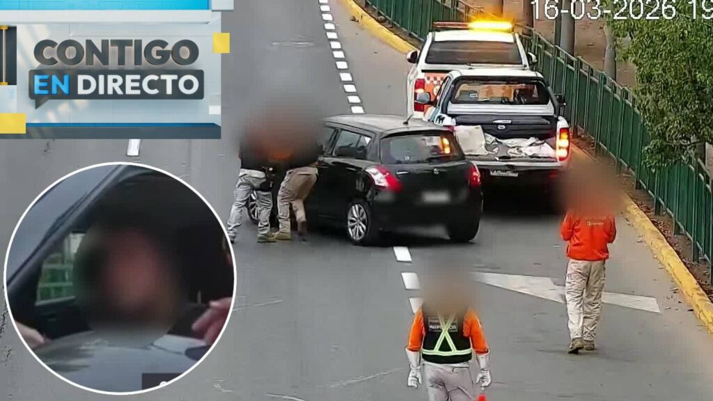 VIDEO | Conductora huyó de fiscalización, dron la siguió y terminó detenida en Lo Barnechea