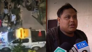 “Ellos también llegaron agresivos”: Ambulante quedó en libertad luego de lanzar un balón de gas a funcionario municipal