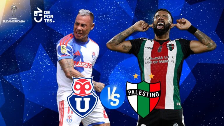 U. de Chile vs Palestino: Dónde ver EN VIVO y ONLINE partido por Copa Sudamericana