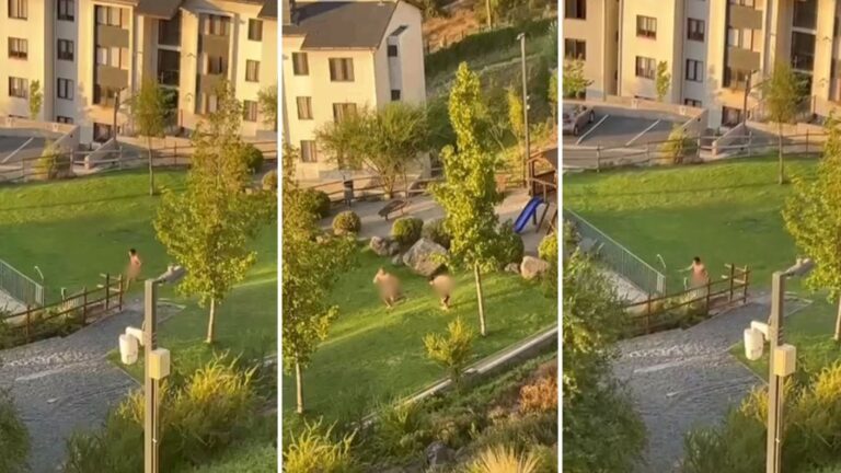 Todo fue grabado: Visitas de jugador de Colo Colo se lanzaron desnudos a la piscina en condominio