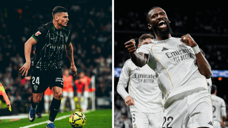 Real Madrid se hace fuerte de local y golea al Elche con Cepeda de titular