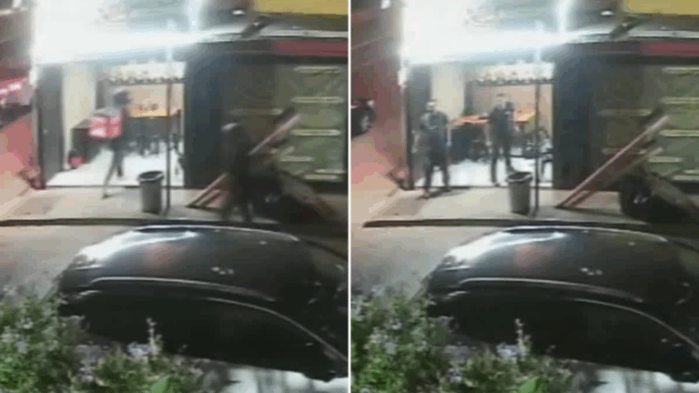 VIDEO | PDI dispara a delincuentes en asalto a local de comida: Simularon ser repartidores de delivery
