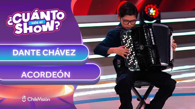Talento y rigurosidad: Niño llenó de música el estudio con su técnica en el acordeón
