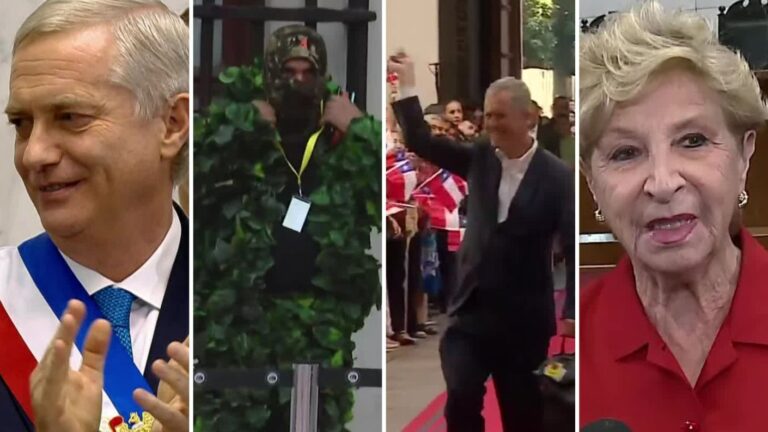 Desde Marta Larraechea hasta un hombre disfrazado de árbol: Los momentos más destacados del cambio de mando 2026