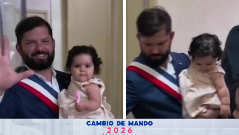 VIDEO | ¿Te fijaste? El gesto de Violeta Boric que se robó las miradas en despedida vecinal a Gabriel Boric