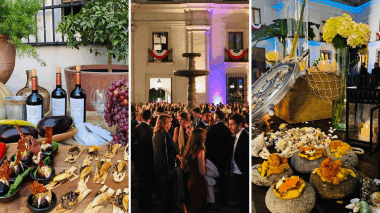 Ceviches y barra libre: Banquetera a cargo de fiesta en La Moneda publicó registros de la jornada