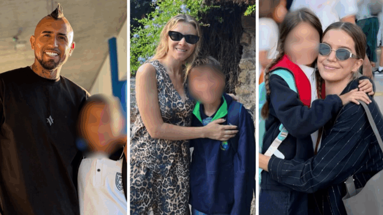 De Arturo Vidal a Millaray Viera: Así fue el primer día de clases de famosos con sus hijos en súper lunes
