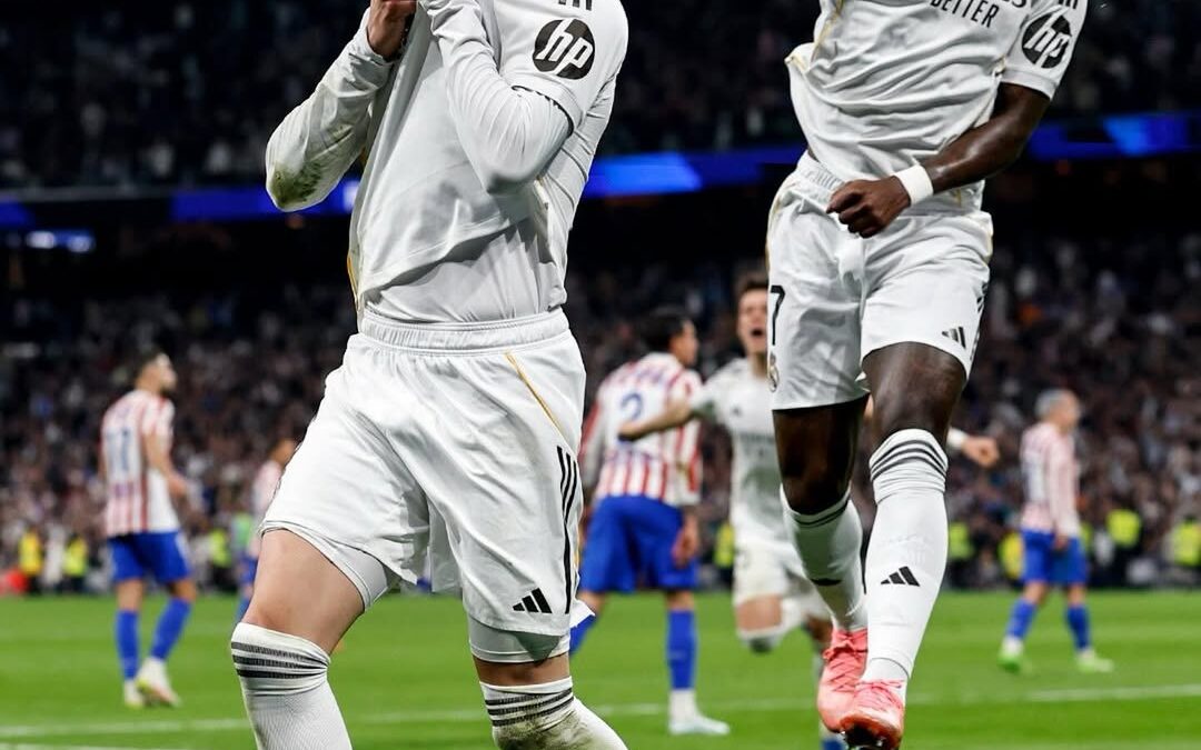 ¡El derbi es merengue! Real Madrid venció al Atlético en el Bernabéu