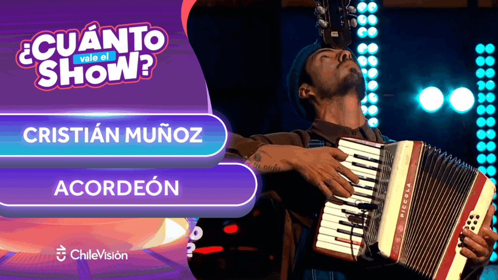 Un artista y equilibrista: El espectacular acordeonista que sacó aplausos con su interpretación