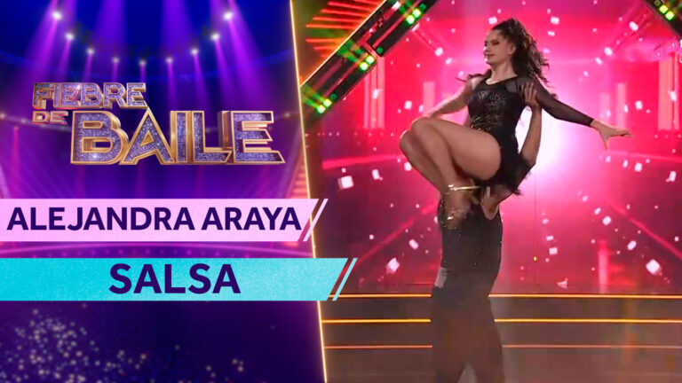 ¡Una salsa con mucho sabor! Alejandra Araya sorprendió con un lift de alto impacto en Fiebre de Baile