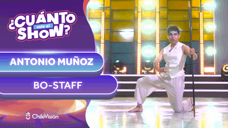 Una disciplina llena de intensidad: Este joven deslumbró con manejo del bo-staff en ¿Cuánto vale el show?